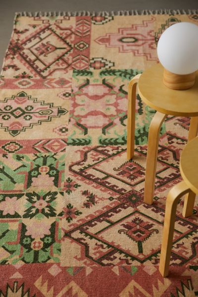 Fiona Boho Digital Printed Chenille Rug