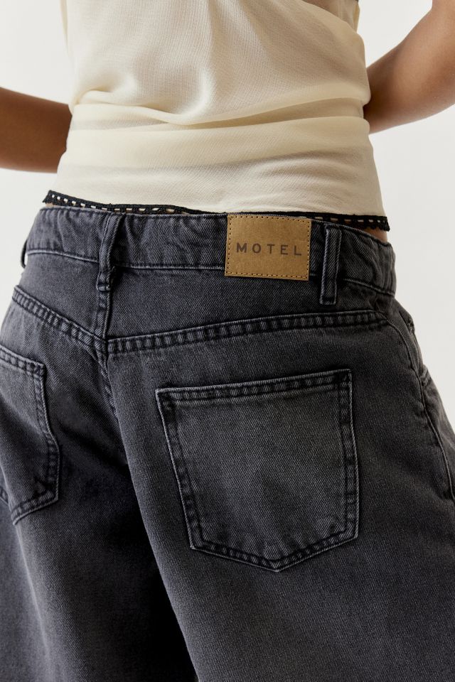 Motel Roomy Extra Wide Leg Low-Rise Jean #3