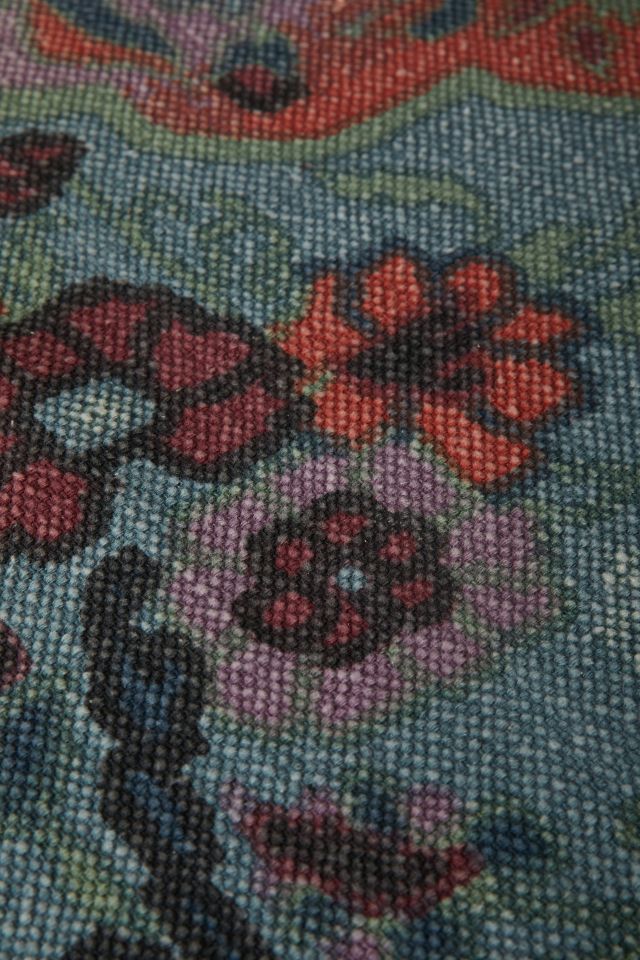 Lina Floral Brushed Rug #3