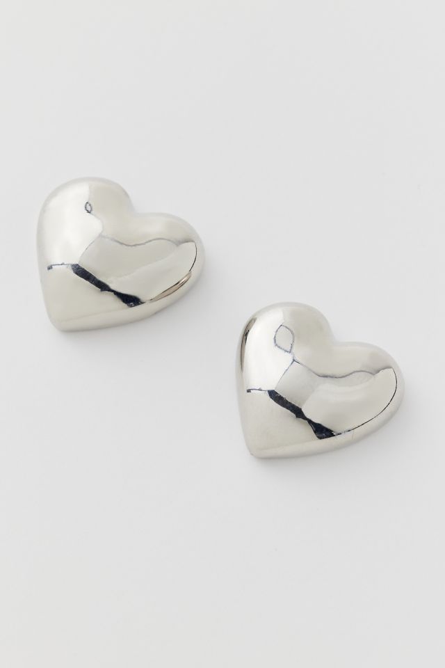 Puffy Heart Post Earring | Urban Outfitters