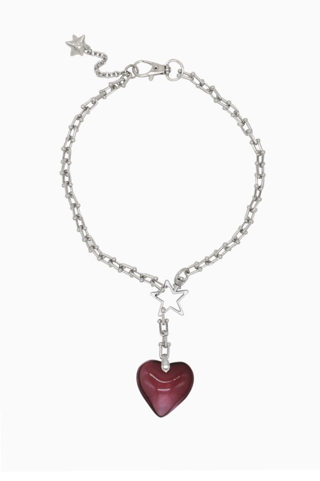 Velvet Luna Blaze Heart Chain Necklace #1