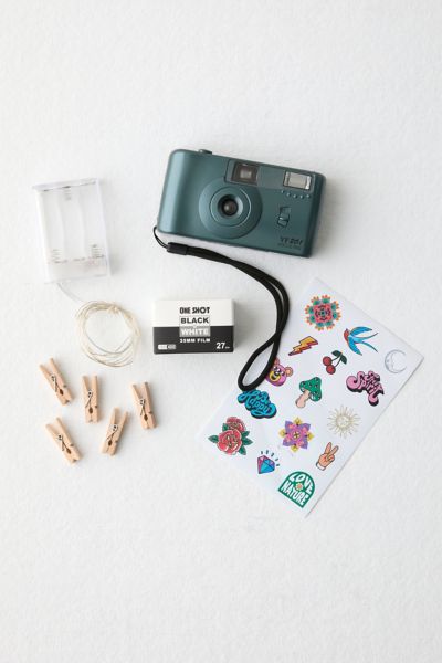 Urban Outfitters Uo 35mm Film Camera Kit In Dark Green At