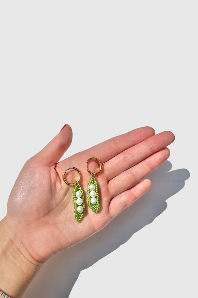 Dream Song Beaded Veggie Earrings #2
