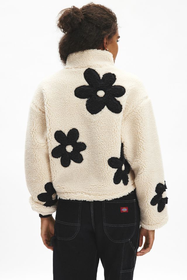 BLANKNYC Wild At Heart Floral Piled Fleece Jacket #2