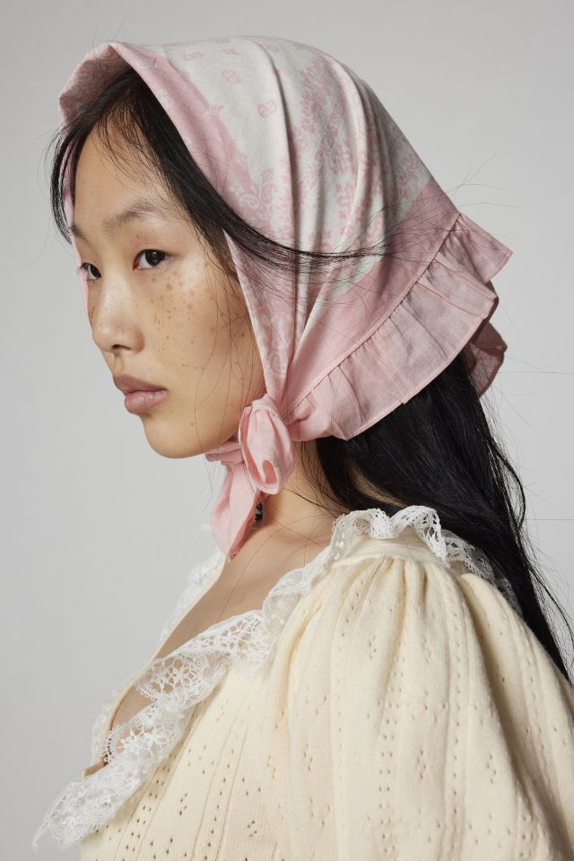 Spliced Ruffle Bandana