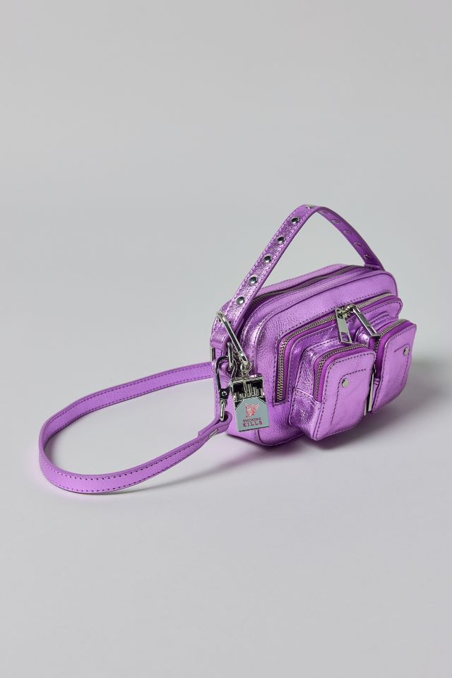 Núnoo Helena Metallic Purple Crossbody Bag #2