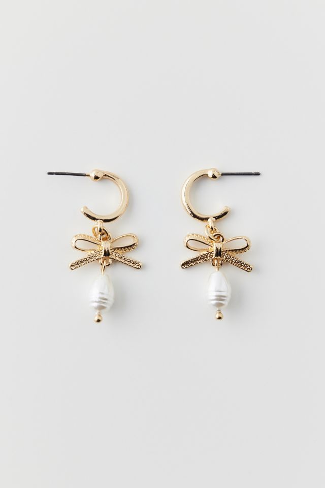 Boucles d'Oreilles Créoles avec Charme Nœud #1