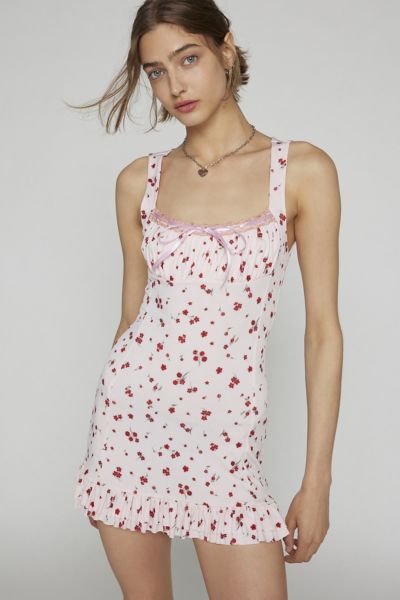 uo sienna ribbon mini dress