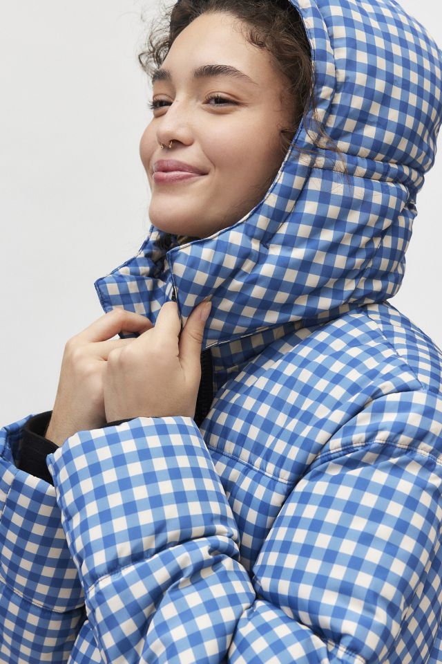 The Very Warm Plaid Hooded Puffer Coat #2