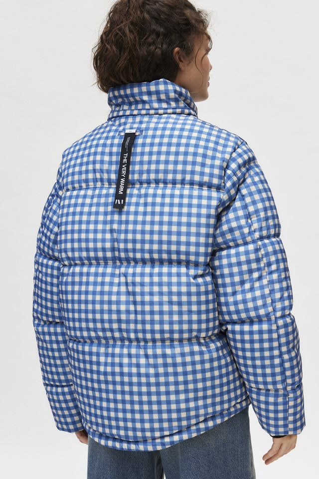 The Very Warm Plaid Hooded Puffer Coat #4