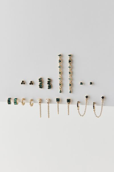 Urban Outfitters Camilla Earring Set In Gold, Women's At