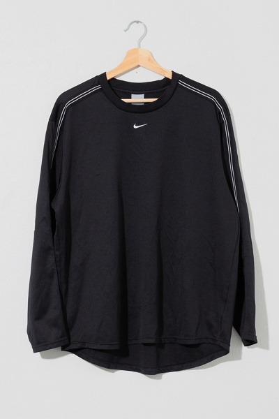 Vintage Nike Y2K Center Swoosh Embroidered Long Sleeve T-Shirt