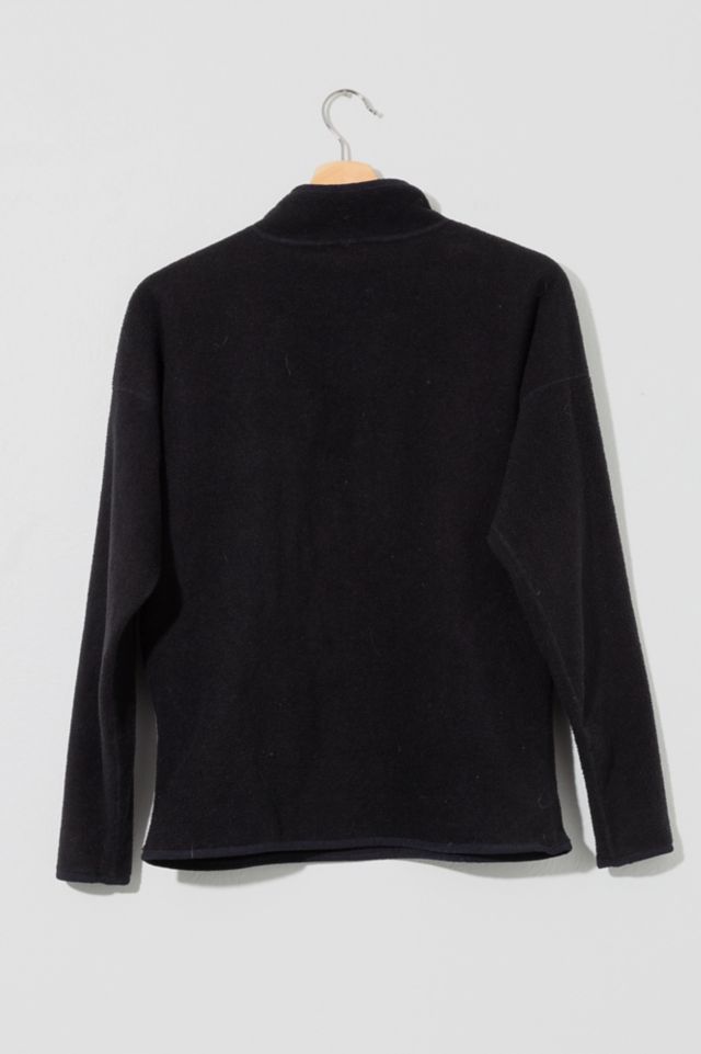 Vintage 1990s Roffe Black Zipper Tech Fleece #1