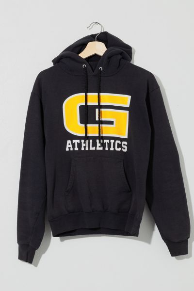 Vintage Y2K Distressed G Athletics Graphic Hoodie Sweatshirt