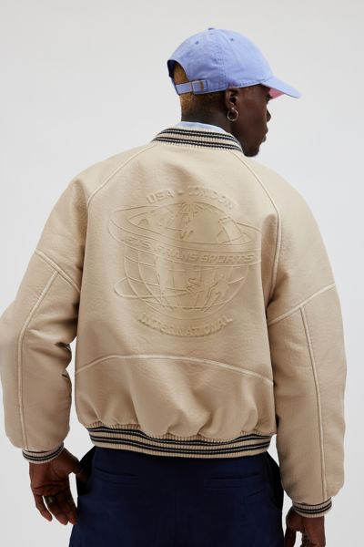 iets frans… Avery Embroidered Varsity Jacket