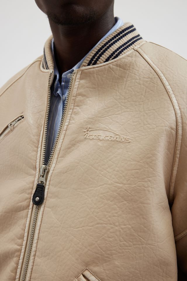 iets frans… Avery Embroidered Varsity Jacket #4