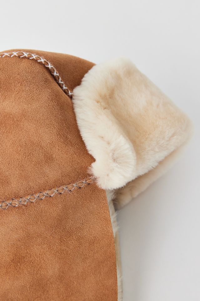 Chapeau de Trappeur en Peau de Mouton Cousu UGG #1