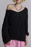 BDG Skylar Oversized Cable Knit Sweater