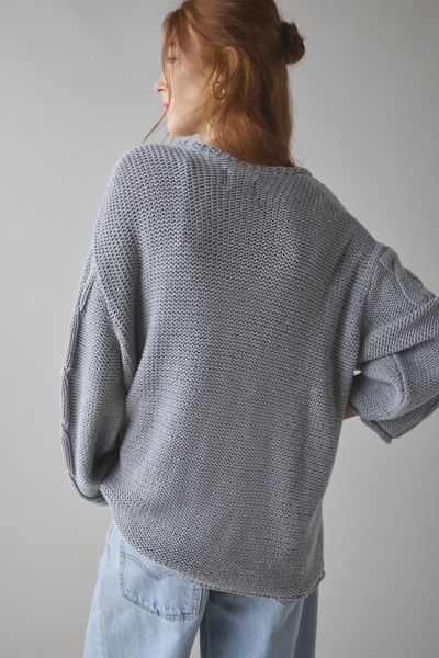 BDG Skylar Oversized Cable Knit Pullover Sweater