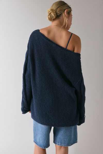 BDG Skylar Oversized Cable Knit Pullover Sweater