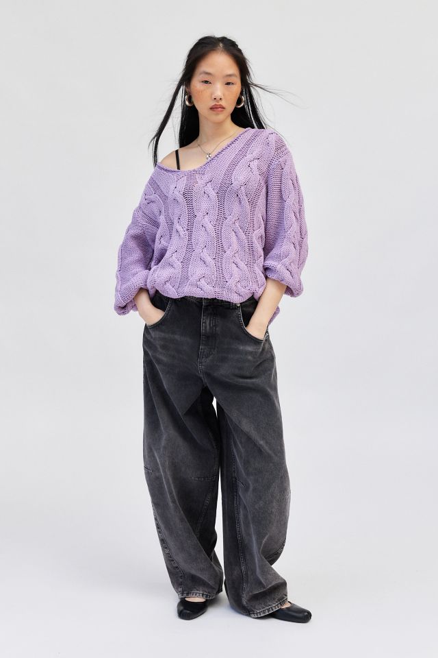 BDG Skylar Oversized Cable Knit Sweater #1