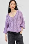 BDG Skylar Oversized Cable Knit Sweater