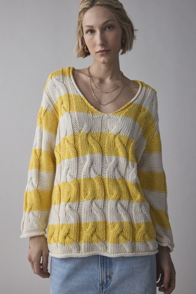 BDG Skylar Oversized Cable Knit Pullover Sweater #1