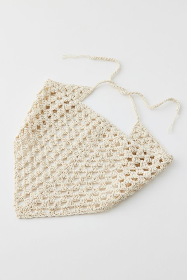 Knit Crochet Headscarf #1