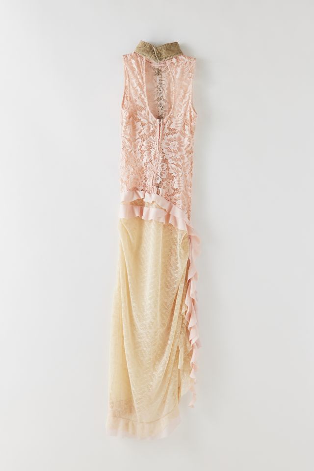 Moxie Wrrld X Urban Renewal Lace Button-Down Maxi Dress #1