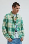 BDG Cropped Plaid Flannel Shirt