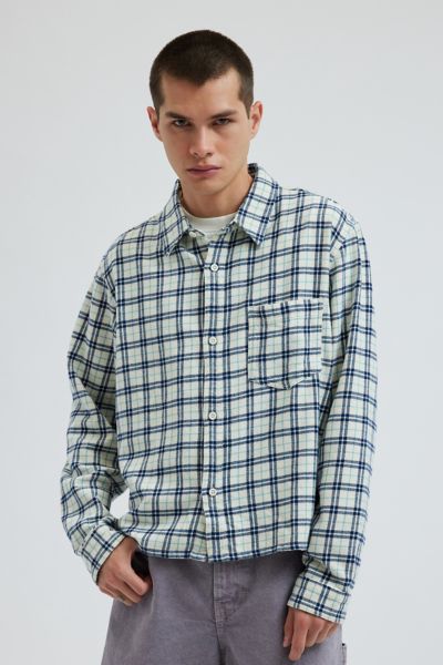 BDG Cropped Plaid Flannel Shirt | Urban Outfitters