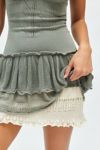 Kimchi Blue Tessa Tiered Sweater Tank Mini Dress