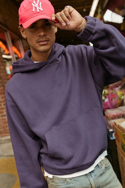 Standard Cloth Jump Shot Hoodie Sweatshirt In Purple At Urban Outfitters In Purple