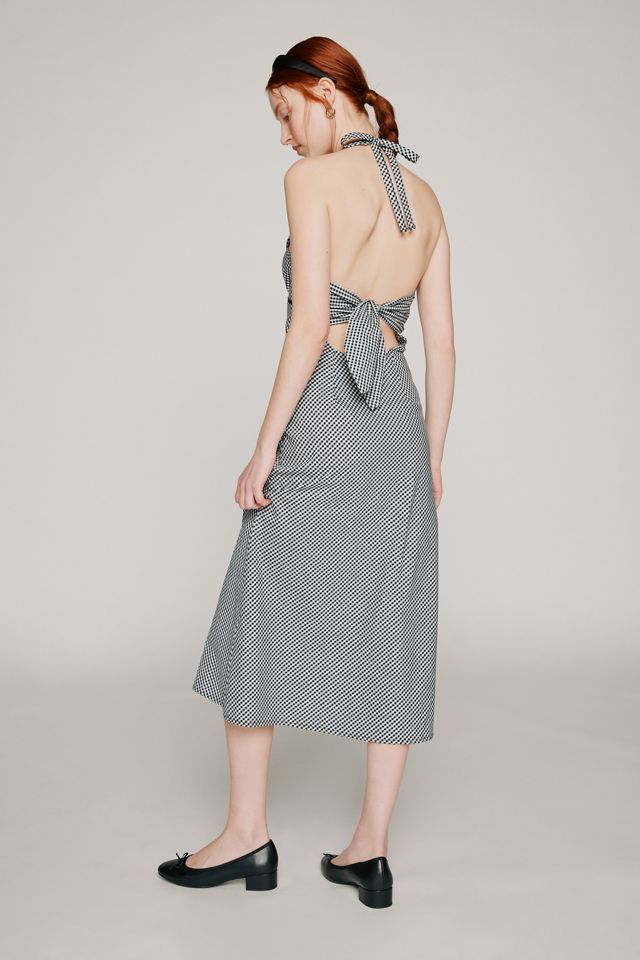 Kimchi Blue Wesley Gingham Halter Dress #2