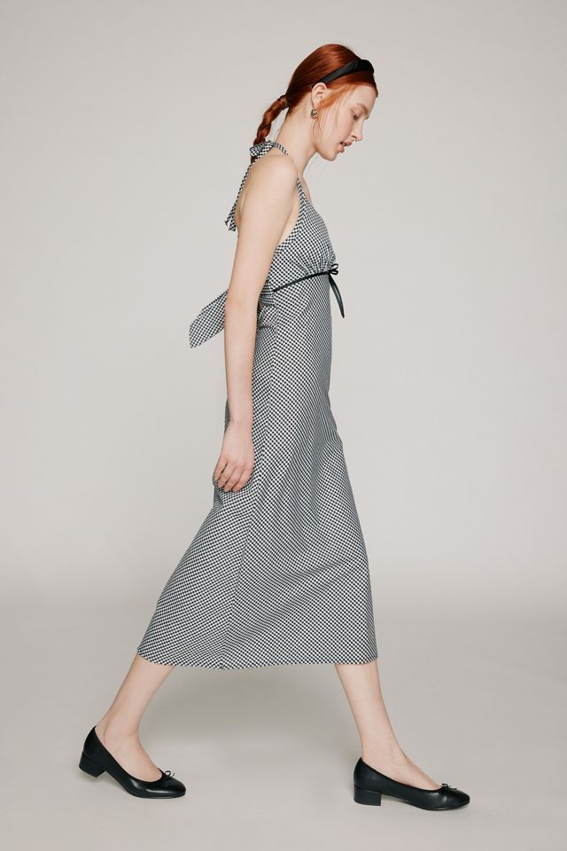 Kimchi Blue Wesley Gingham Halter Dress #3