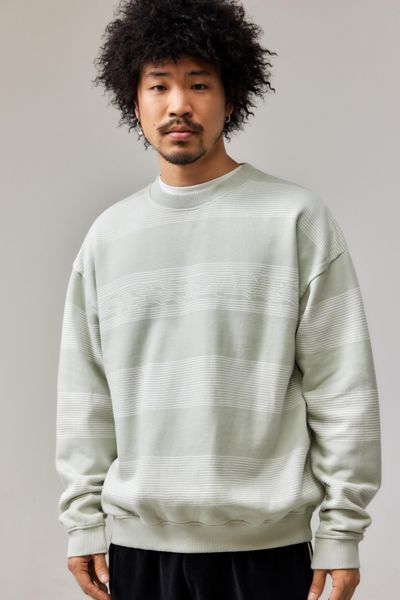 Iets Frans . Grey Stripe Sweatshirt In Grey, Men's At Urban Outfitters In Grey