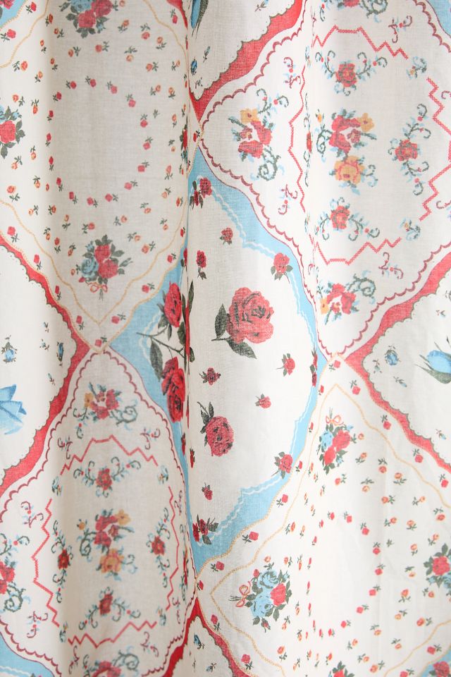 Rose Scarf Shower Curtain #1