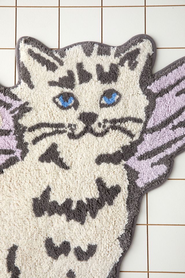 Angel Kitty Bath Mat #3