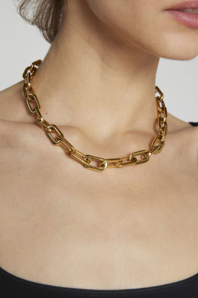 Ellie Vail Gage Oversized Link Necklace #1