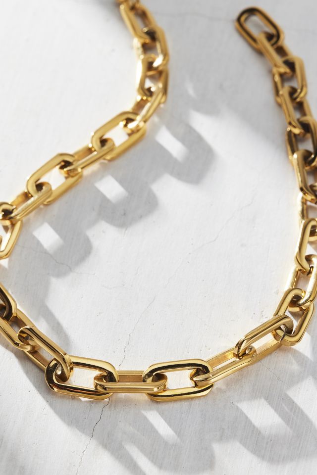 Ellie Vail Gage Oversized Link Necklace #2