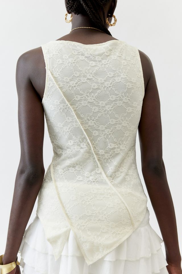Urban Renewal Remnants Asymmetrical Hem Tunic Tank Top #2