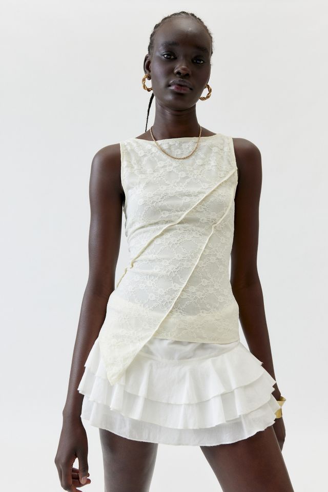 Urban Renewal Remnants Asymmetrical Hem Tunic Tank Top #3