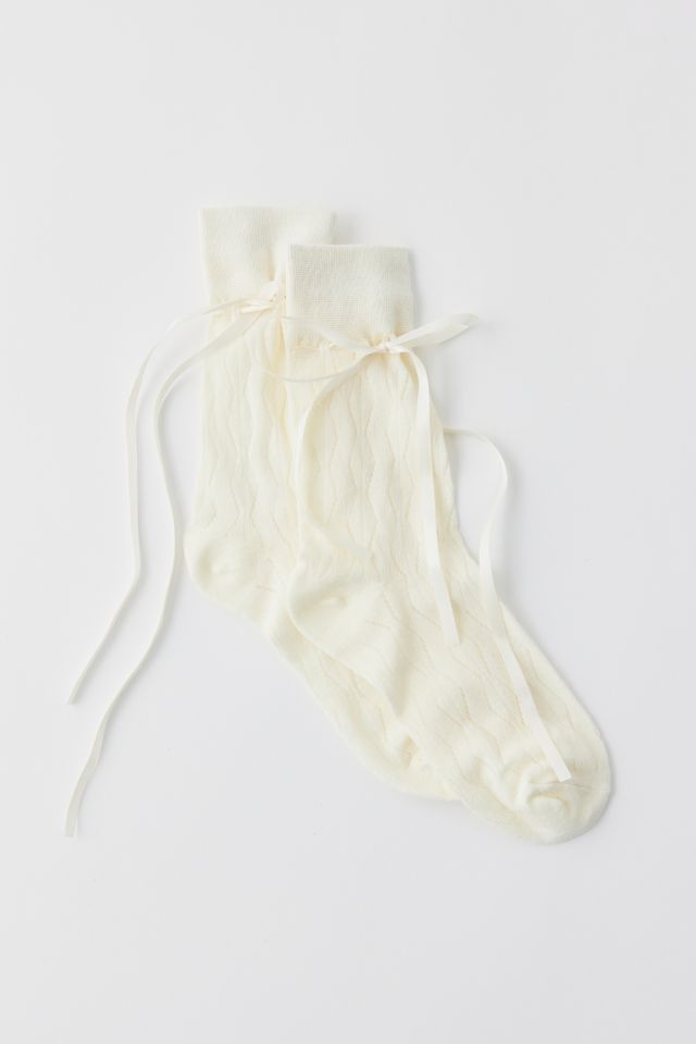 Ariana Bow Crew Sock #3