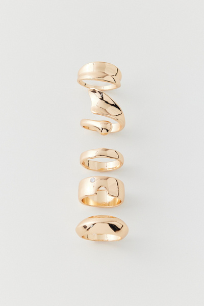 Statement Metal Ring Set Urban Outfitters Canada