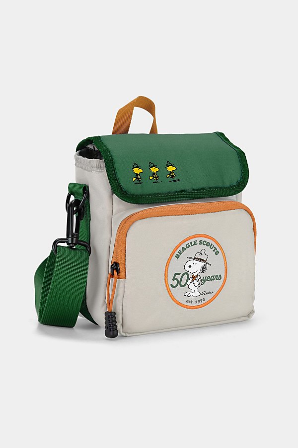 Shop Retrospekt Peanuts Beagle Scouts  Instant Camera Bag In Green At Urban Outfitters