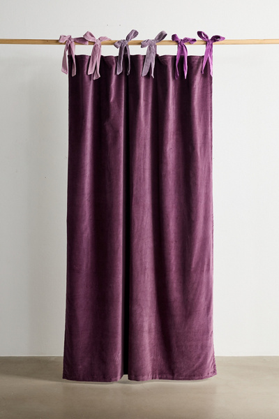 Urban Outfitters Velvet Tie Window Panel