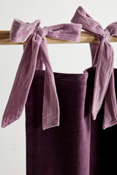 Urban Outfitters Velvet Tie Window Panel - Thumbnail 2