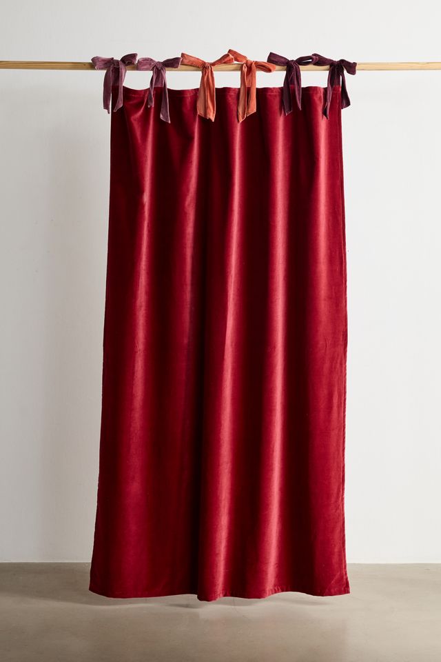 Velvet Tie Window Panel