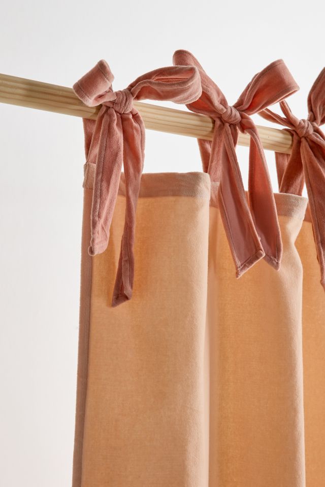 Velvet Tie Window Panel