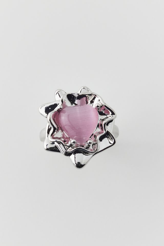 Cateye Heart Ring #2